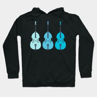 Trio of Double Bass Blues Hoodie